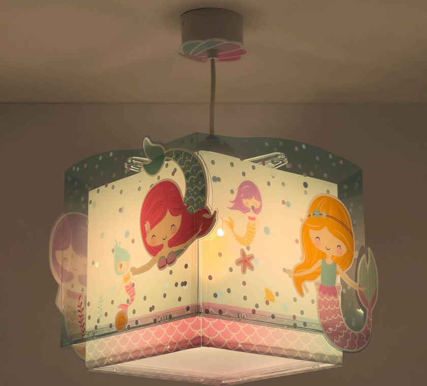 Mermaids hengelampe med havfruemotiv