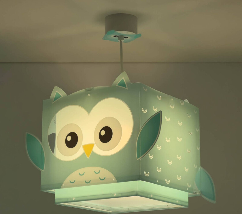 Little Owl hengelampe barnerom m uglemotiv
