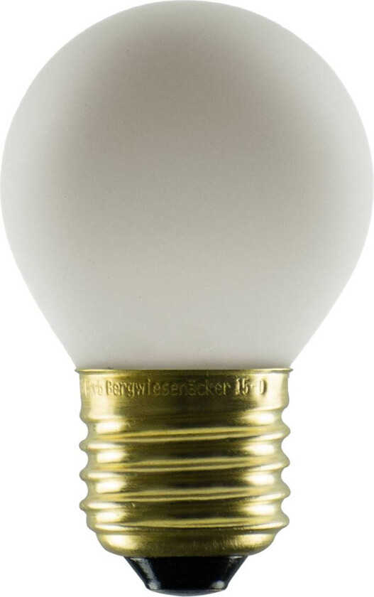 SEGULA LED-pære 24V E27 3W 922 Golfball matt dim