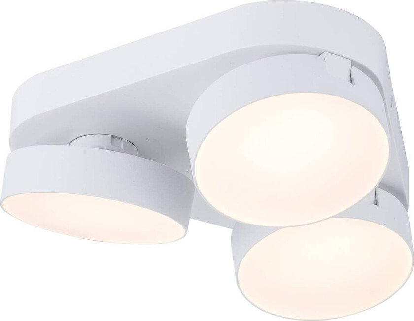 LED-takspot Stanos, CCT, 3 lyskilder, hvit