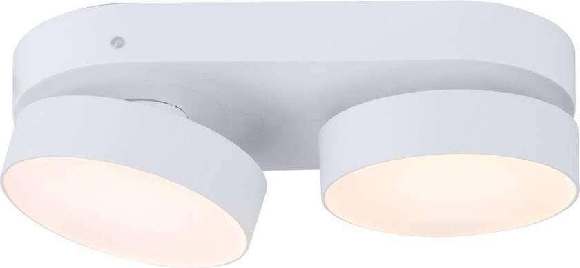 LED-takspot Stanos, CCT, 2 lyskilder, hvit