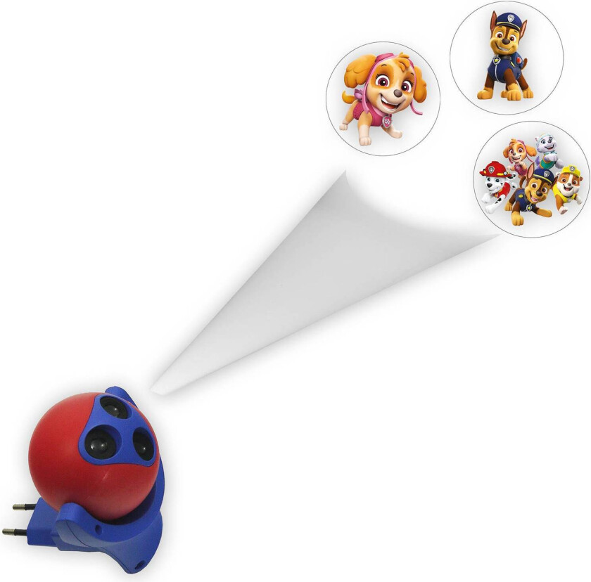 LED-nattlampe Paw Patrol, 3 bilder, for kontakt