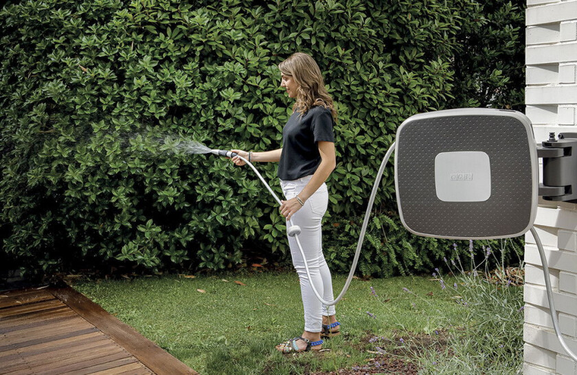 Slangetrommel for veggmontering