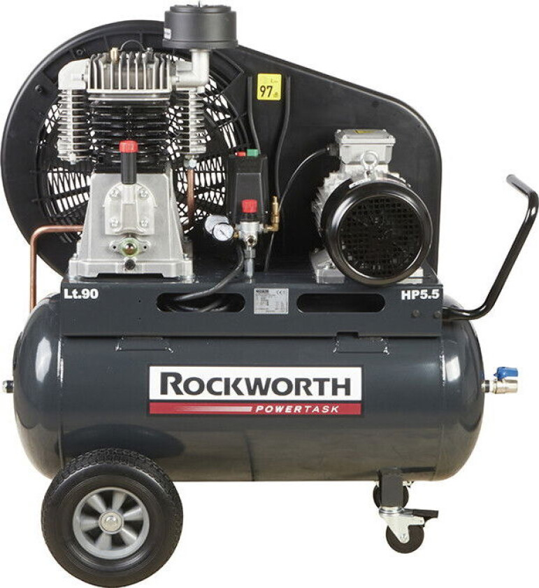 Rockworth kompressor 5,5 HK 90 liter