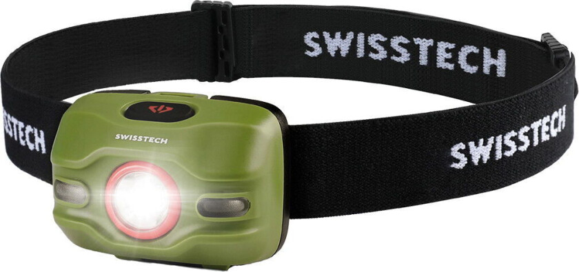 Swiss Tech LED-hodelykt 250 lm- grønn