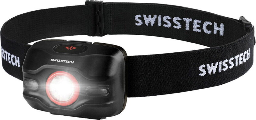 Swiss Tech Led-hodelykt 250 lm- sort