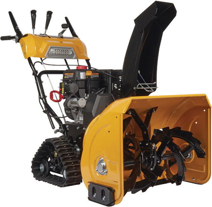 Snøfreser med belter - 66 cm arbeidsbredde, 252cc motor