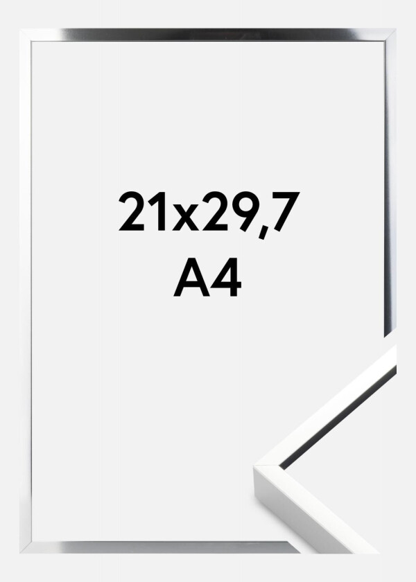 Ramme  Premium Alpha Blank Sølv 21x29,7 Cm (A4)