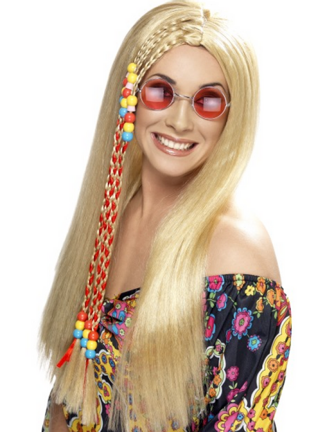 Hippie Fest parykk - blond