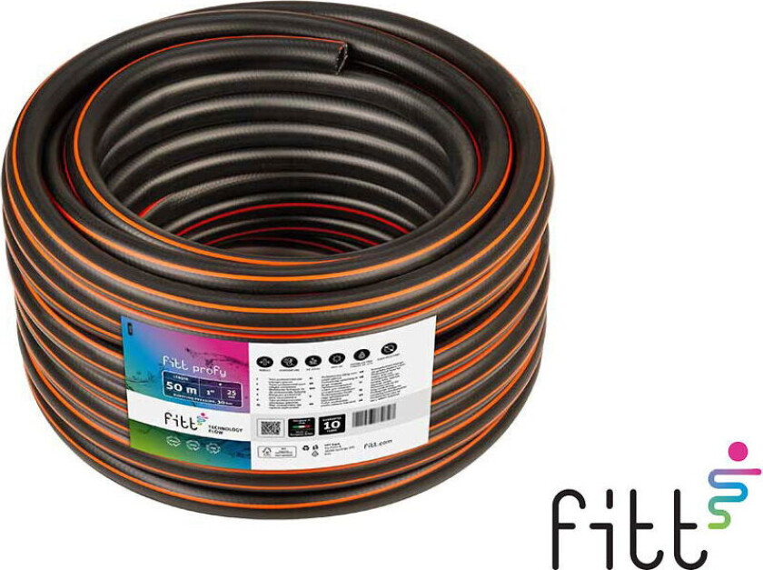 Vannslange, 1", svart