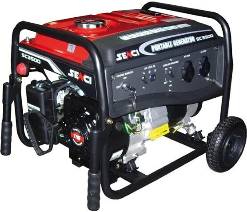 Strømaggregat 2,8 kW - bensin