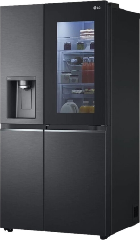 Lg Gsxv91mcae - Kjøleskap/Fryser - Side-Ved-Side Med Vannautomat, Isdispenser - Wi-Fi - Bredde: 91.3 Cm - Dybde: 73.5 Cm - Høyde: 179 Cm - 635 Liter