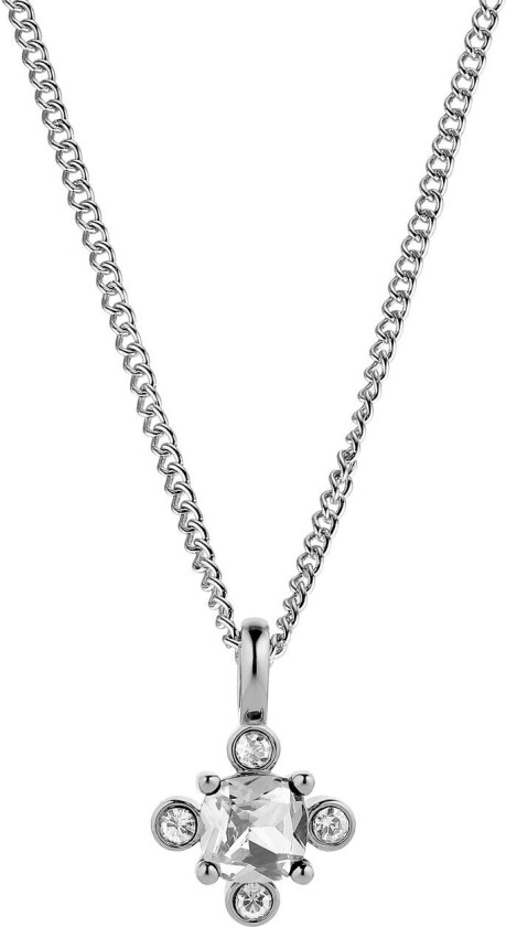 Dyrberg/Kern Rimini Halskjede, Farge: Sølv, Krystall, Onesize, Kvinne