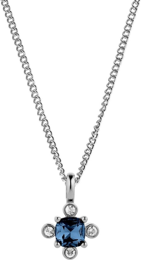 Dyrberg/Kern Rimini Halskjede, Farge: Sølv, Blå, Onesize, Kvinne