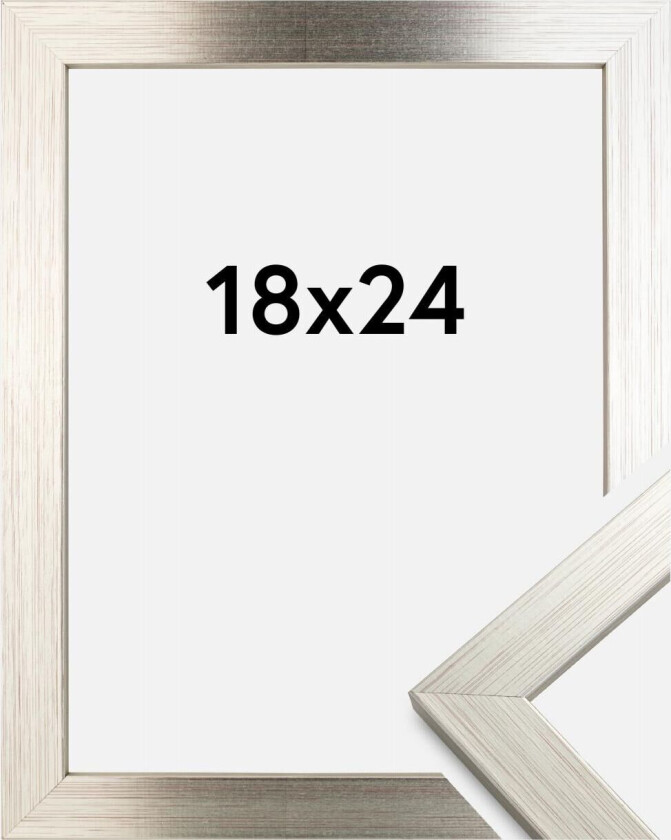 Ramme Silver Wood 18x24 Cm