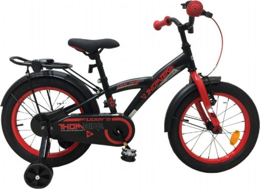 Thombike Barnesykkel 16 tommer Sort Barnesykler 215421