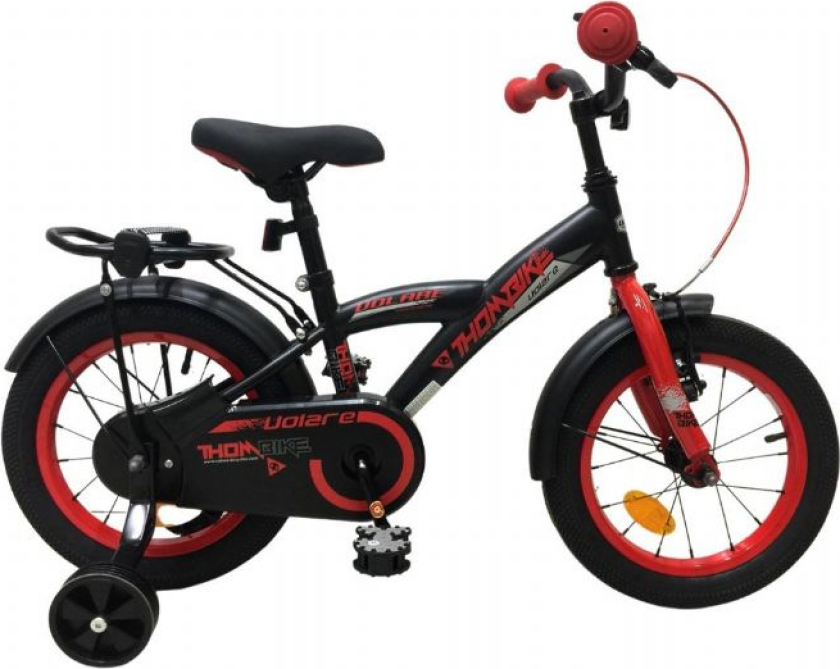 Thombike Barnesykkel 14 tommer Sort Barnesykler 213724