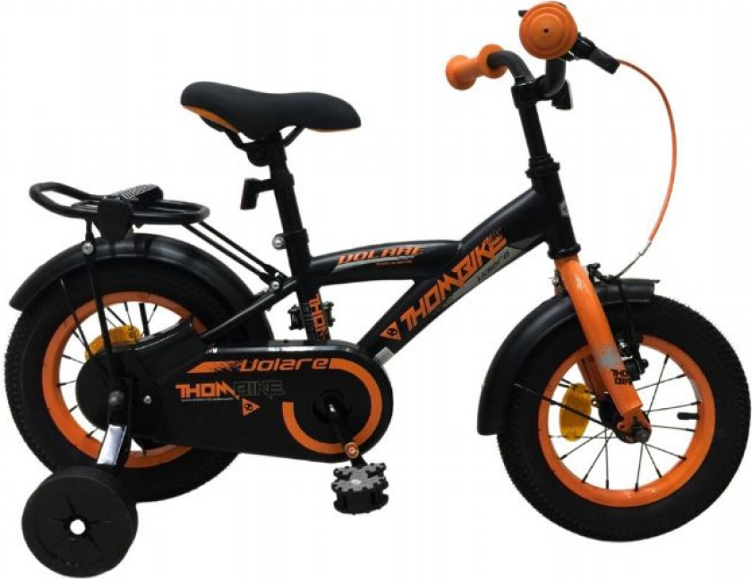 Thombike Barnesykkel 12 tommer Sort Barnesykler 211782