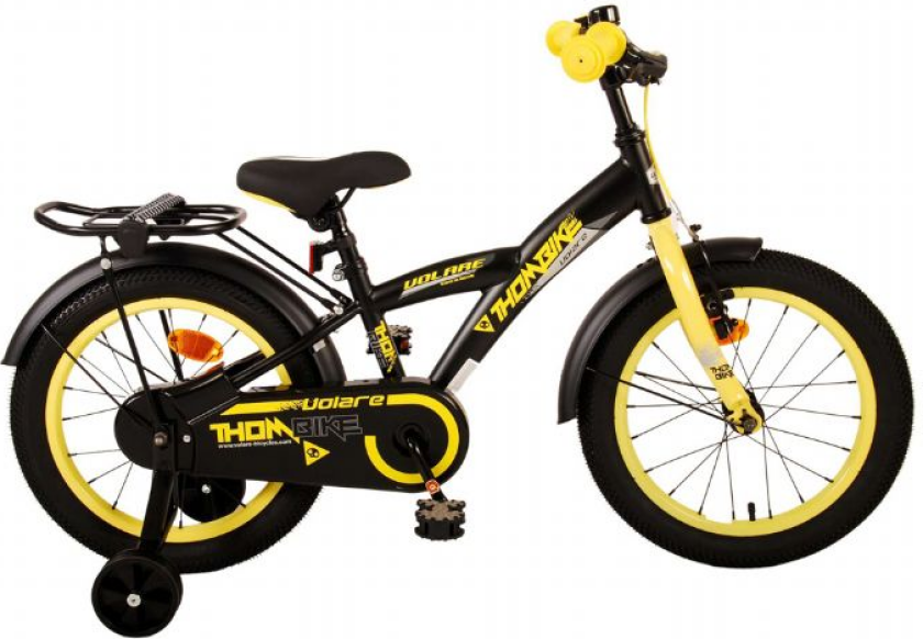 Thombike Barnesykkel 16 tommer Sort Barnesykler 215469