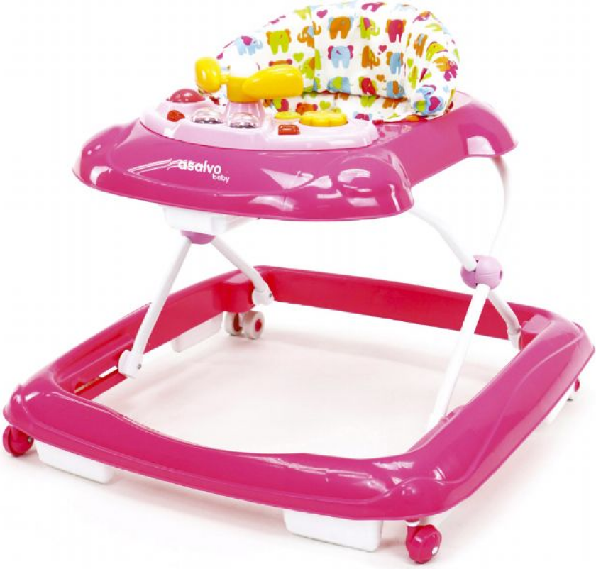 Spisestol Rosa elefanter Asalvo babyleker 17048