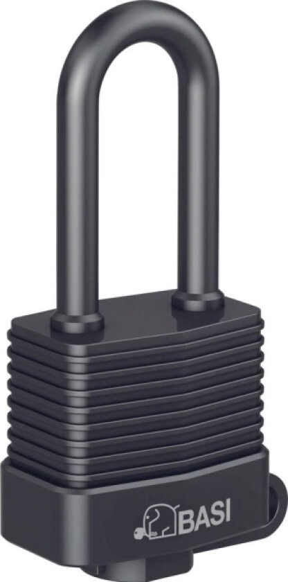 6151-3000 Hængelås 39 Mm Forskellige Sort Nøglelås