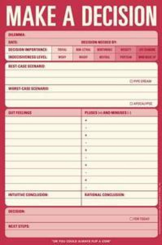 Pads: Make a Decision Pad