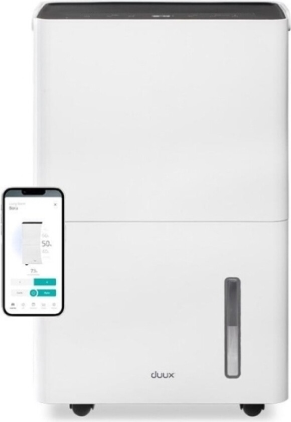 Sausintuvas Duux Bora Smart Dehumidifier 20 L+Laundry Mode, Effective Area 40M², Baltas