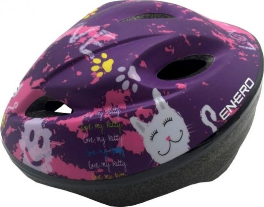 Enero Adjustable Children's Bicycle Helmet Enero Love Kitty R.M (49-51Cm)