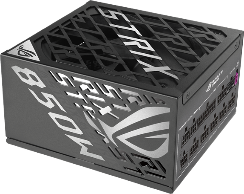 ROG Strix 850W Platinum Strømforsyning (PSU) - 850 Watt - 135 mm - ATX 3.1 - 80 Plus Platinum sertifisert