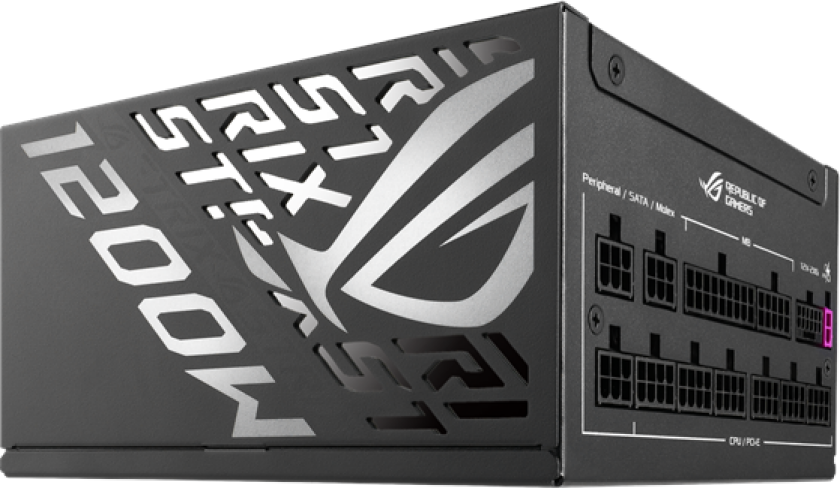 ROG Strix 1200W Platinum Strømforsyning (PSU) - 1200 Watt - 135 mm - ATX 3.1 - 80 Plus Platinum sertifisert