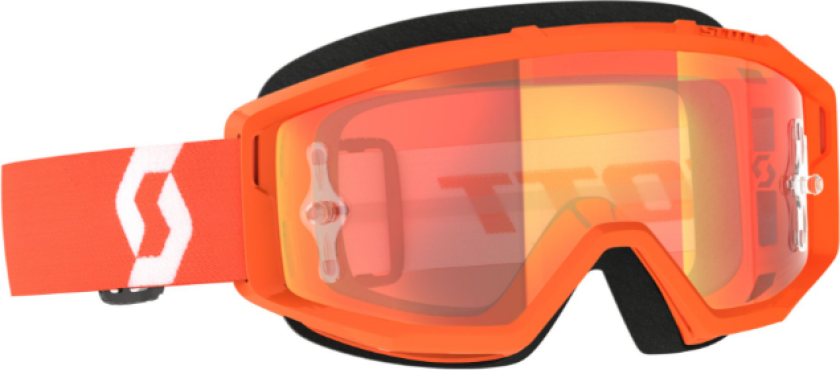 Primal Goggles, Orange/Hvit