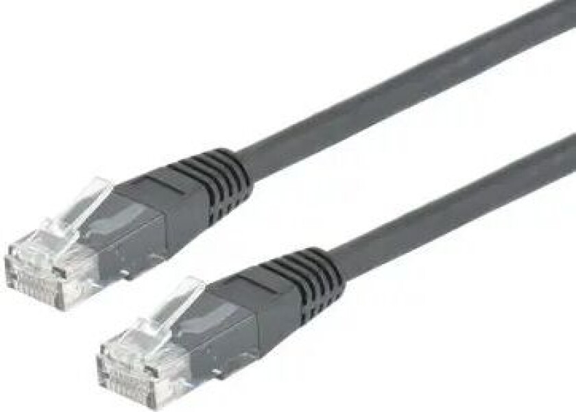 Nettverkskabel Lszh Rj-45 Rj-45 Cat 5e 10m Svart