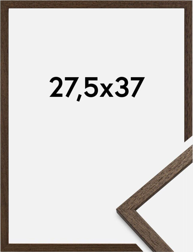 Ramme Edsbyn Akrylglass Valnøtt 27,5x37 Cm