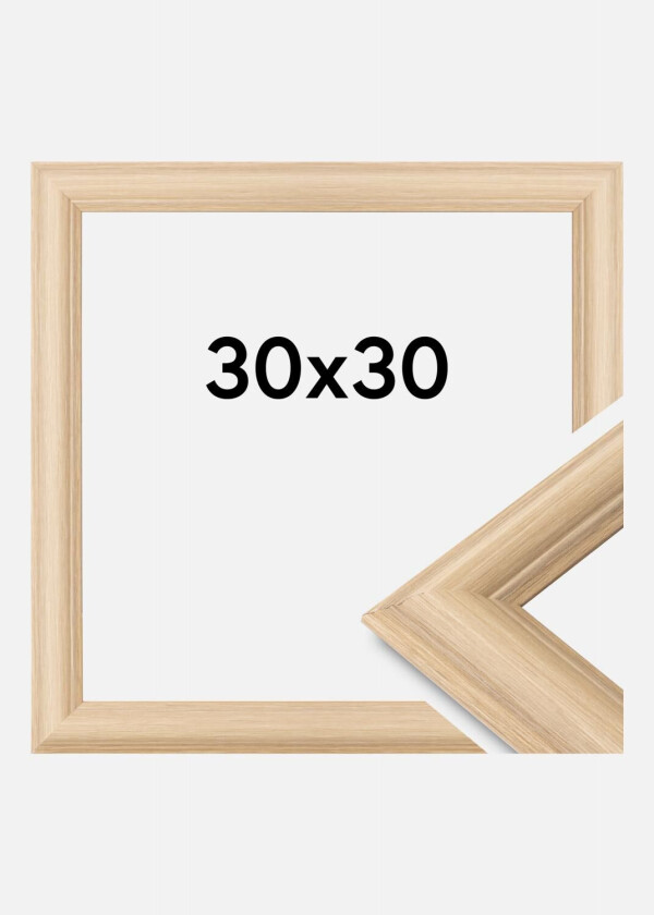 Ramme Västkusten Akrylglass Ek 30x30 Cm