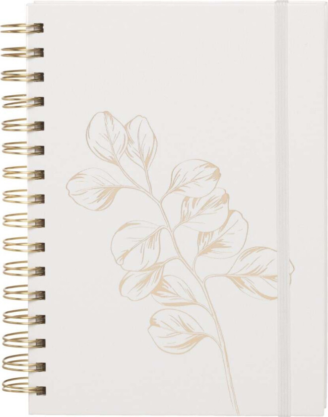 Notatbok A5 hard m/strikk Foliage