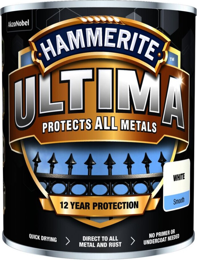 HAMMERITE ULTIMA SMOOTH WHITE 0,75L