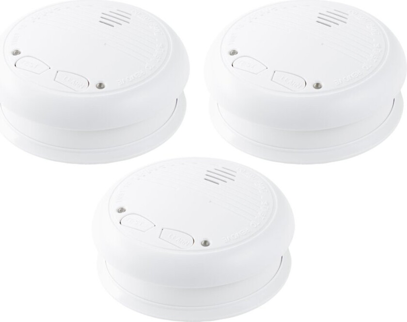 RØYKVARSLER 3PK TRÅDLØS LM-101LG NOR-TEC