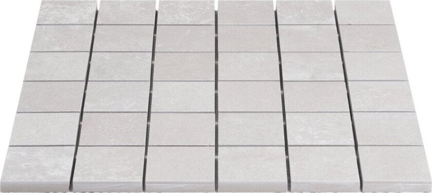 INDUSTRIAL SILVER MOSAIKK 30X30