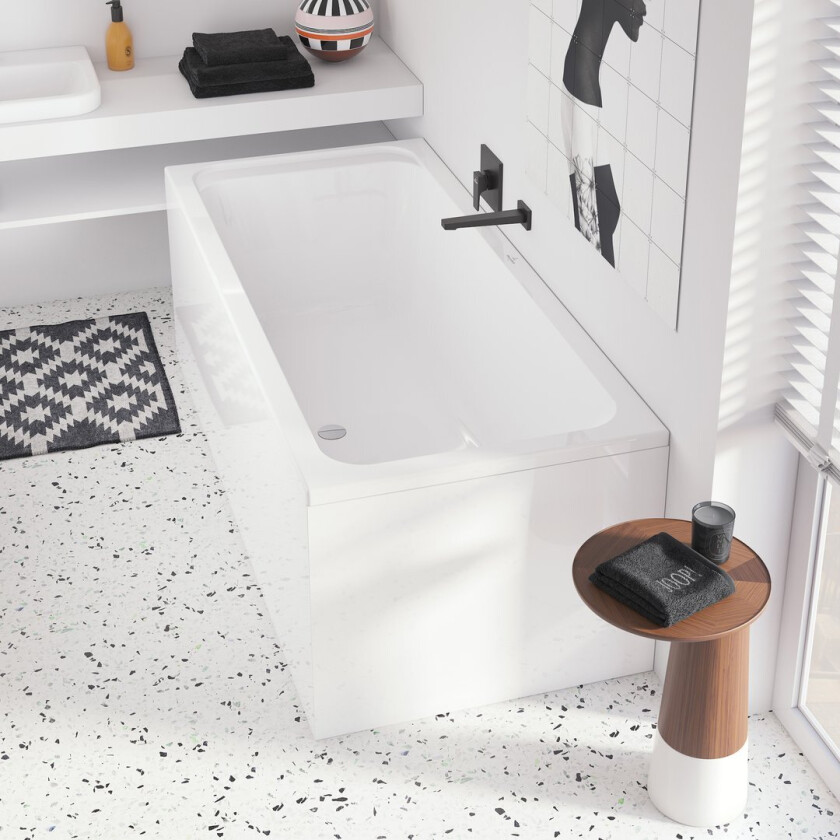 VILLEROY & BOCH ARCHITECTURA BADEKAR 180X80 FOR INNBYGGING HVIT ALPIN