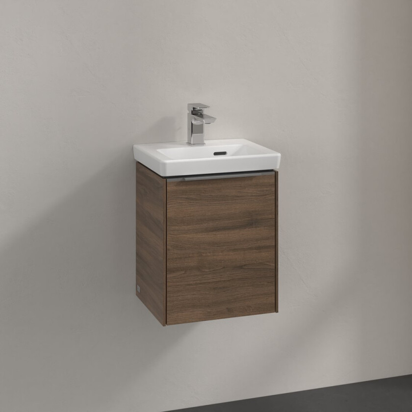 VILLEROY & BOCH SUBWAY 3.0 SERVANTSKAP 35X42 VENSTRE ARIZONA OAK HÅNDTAK I KROM