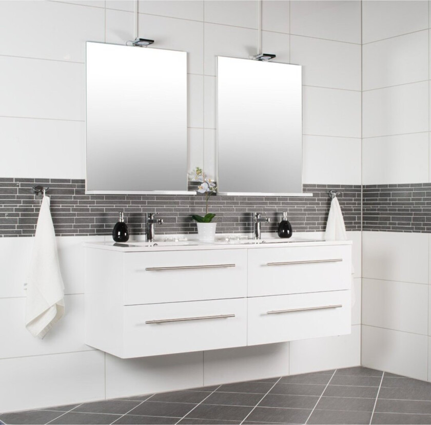 WHITE MATT RECTIFIED 30X60 VEGGFLIS
