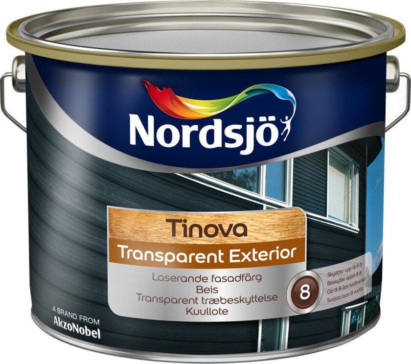 NORDSJØ TINOVA TRANSPARENT EXTERIOR BC 9.3L