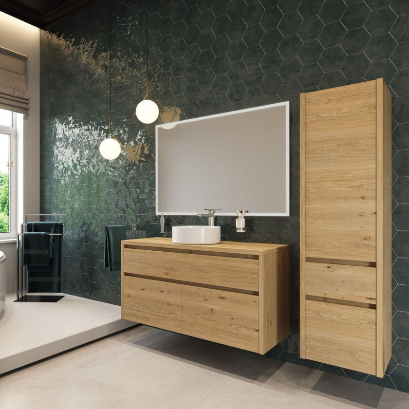 ALLIBERT ASTON UNDERSKAP 120 CM ARLINGTON EIK