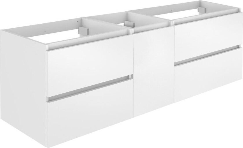 ALLIBERT LUNIK UNDERSKAP 150 CM HVIT HØYGLANS