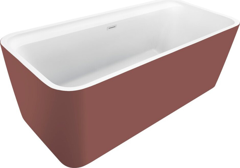 ALLIBERT KOLORA FRITTSTÅENDE BADEKAR 170X78 TERRAKOTTA
