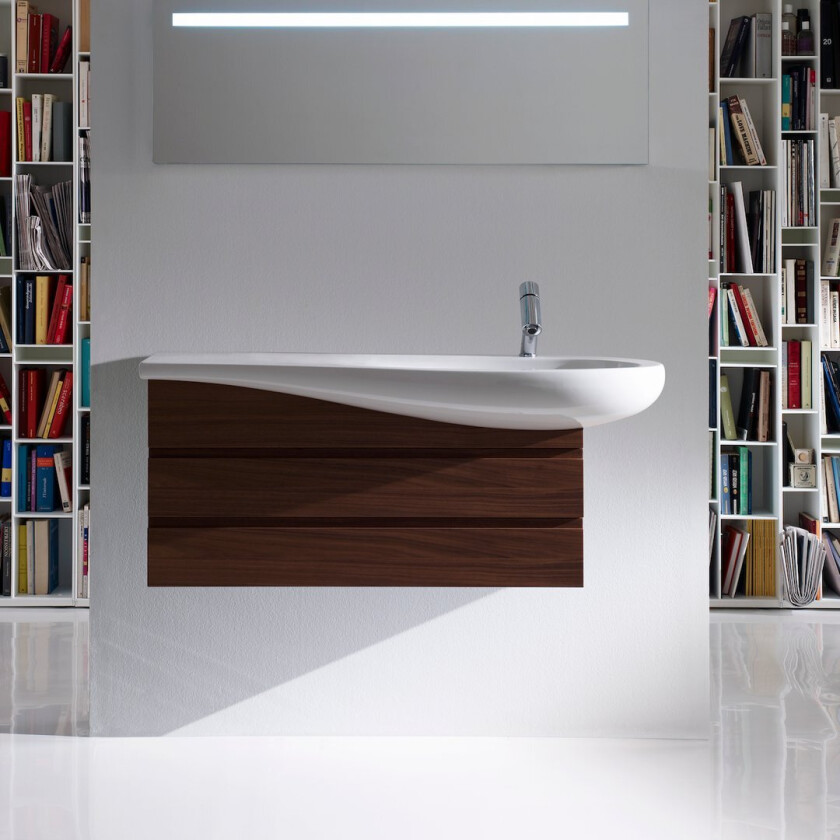 LAUFEN IL BAGNO ALESSI ONE SERVANTSKAP 135 CM NOCE CANALETTO