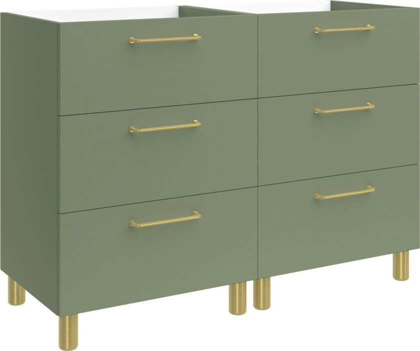 ALLIBERT KOBO UNDERSKAP 120 CM EUCALYPTUS MATT GRØNN