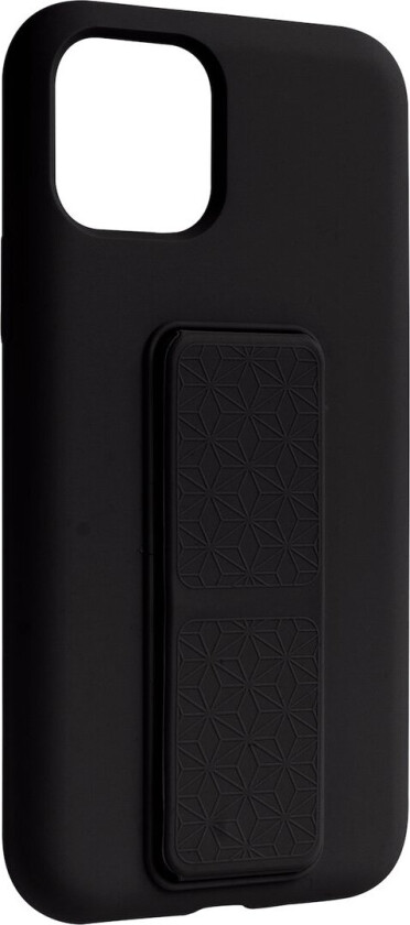 LEKI BYCPH COVER TIL IPHONE 11 GRIP AND STAND SILIKON SORT