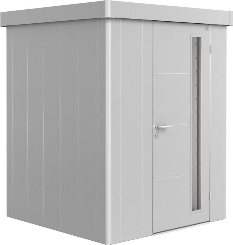 BIOHORT REDSKAPSBOD NEO 1A STD. DØR SØLV METALLIC