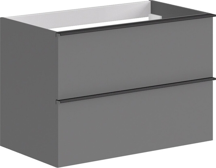 ALLIBERT SANTIAGO UNDERSKAP 80 CM ONYX GRÅ